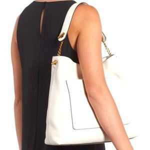 Tory Burch Chelsea Chain Leather Hobo